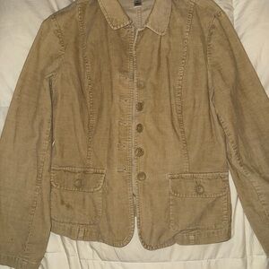 Tan Corduroy Women's Jacket
